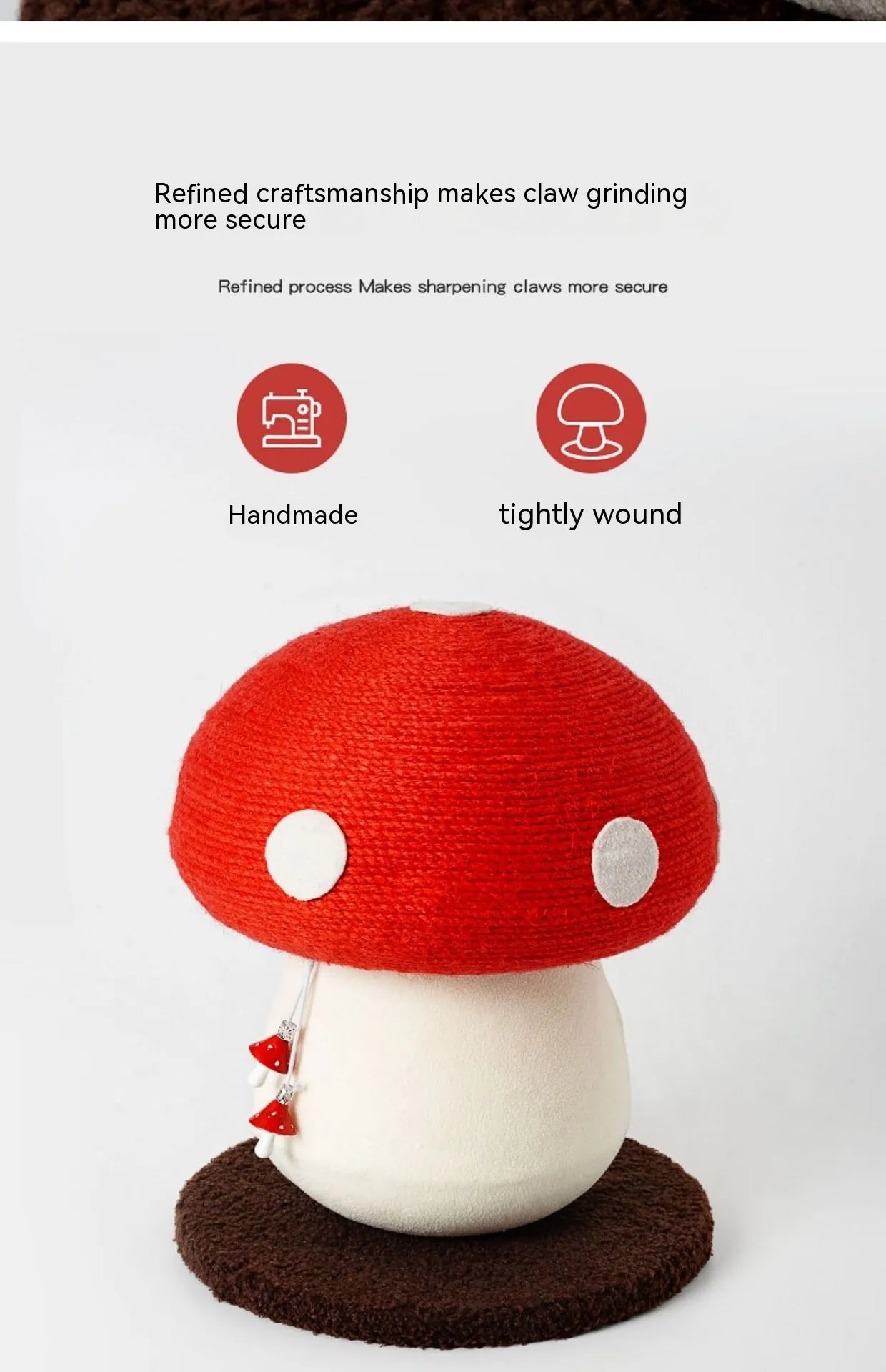 Mushroom Cat Scratching Board